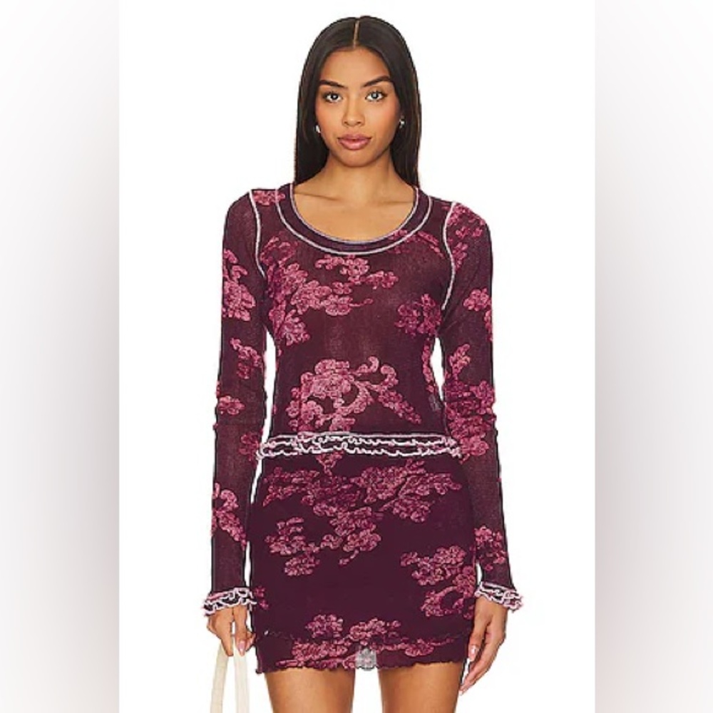 NWOT Free People Garner Tee